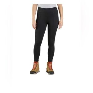 Carhartt Force Women’s Midweight Black Pocket Leggings